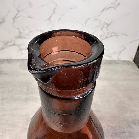 Absolutely Pure, Milk Purple Glass Bottle Milk the Milk Protector Decanter Drink - Picture 7 of 10